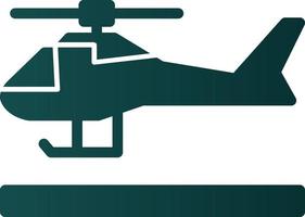 Hubschrauber-Vektor-Icon-Design vektor