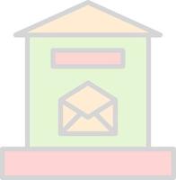 brev låda vektor ikon design
