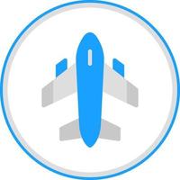 Flugzeug-Vektor-Icon-Design vektor