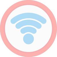 Wifi-Signal-Vektor-Icon-Design vektor