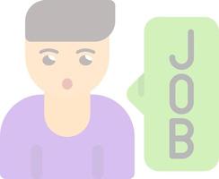 Job-Vektor-Icon-Design vektor