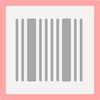 Barcode-Vektor-Icon-Design vektor