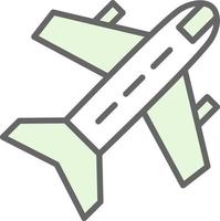 Flugzeug-Vektor-Icon-Design vektor