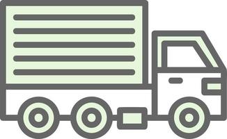 Fracht-LKW-Vektor-Icon-Design vektor