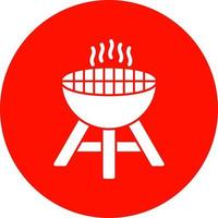 Grill-Vektor-Icon-Design vektor