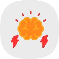 Brain Power-Vektor-Icon-Design vektor