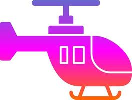 Hubschrauber-Vektor-Icon-Design vektor