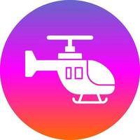 Hubschrauber-Vektor-Icon-Design vektor