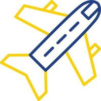 Flugzeug-Vektor-Icon-Design vektor