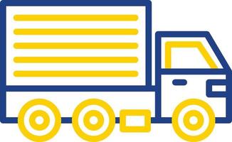 Fracht-LKW-Vektor-Icon-Design vektor