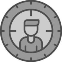Rekrutierungsvektor-Icon-Design vektor