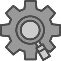 Suchmaschinen-Vektor-Icon-Design vektor