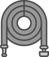 trädgård slang vektor ikon design
