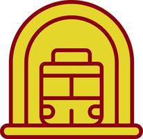 tunnelbana vektor ikon design