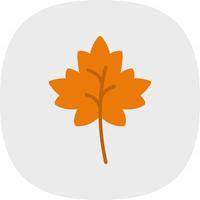 Herbstlaub Vektor-Icon-Design vektor