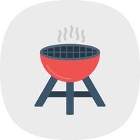 Grill-Vektor-Icon-Design vektor