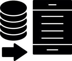 data bärbarhet vektor ikon design