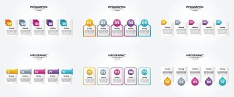 vektor illustration infographics platt design uppsättning för reklam broschyr flygblad och tidskrift