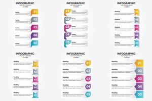 vektor illustration infographics platt design uppsättning för reklam broschyr flygblad och tidskrift