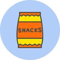 snacks vektor ikon