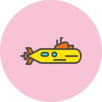 U-Boot-Vektorsymbol vektor