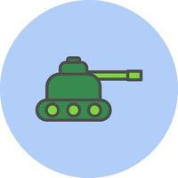 Tank-Vektor-Symbol vektor