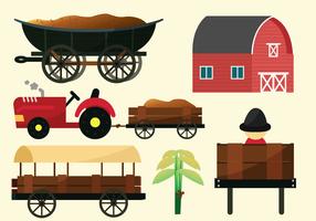 Farm und Scheune Vector Pack