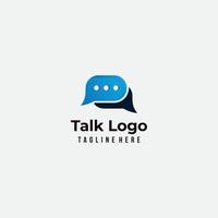 Talk-Logo-Icon-Vektor isoliert vektor