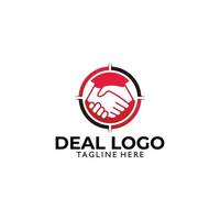 Deal-Logo-Icon-Vektor isoliert vektor