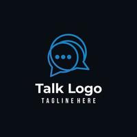 Talk-Logo-Icon-Vektor isoliert vektor