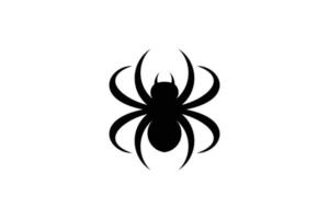 Spinnenlogo-Symbolvektor isoliert vektor