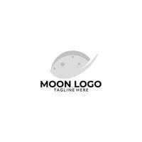 Mond-Logo-Icon-Vektor isoliert vektor