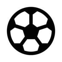 Fußball-Symbol-Silhouette vektor