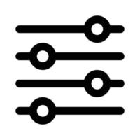Schieberegler Symbol Zeichen vektor