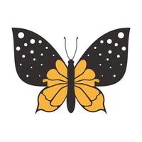Schmetterling im flachen Stil. Vektor-Illustration vektor