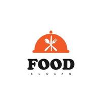 restaurang logotyp äta mat snabb vektor