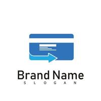 Pay-Card-Kredit-Logo Geld-Symbol-Logo vektor