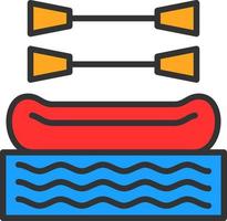 Rafting-Vektor-Icon-Design vektor