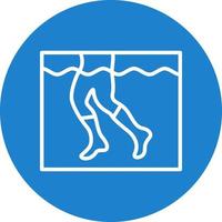 Aqua-Jogging-Vektor-Icon-Design vektor