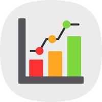 Analytics-Vektor-Icon-Design vektor