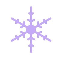 Vektor-Schneeflocke-Symbol. Illustration für das Web vektor