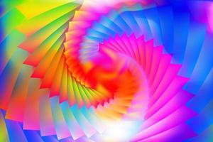 vibrerande virvla runt lutning bakgrund. abstrakt Färg Vinka eps vektor