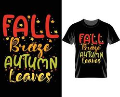 Thanksgiving-Herbst-T-Shirt-Design-Vektor vektor