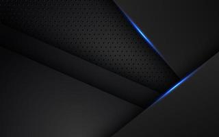 abstrakt ljusblå svart utrymme ram layout design tech triangel koncept grå textur bakgrund. eps10 vektor