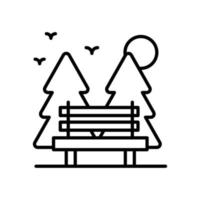 Zelt-Vektor-Umriss-Symbol mit Hintergrund-Stil-Darstellung. Camping- und Outdoor-Symbol eps 10-Datei vektor