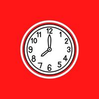 Zeitschaltuhr isoliert Symbol Vektor Illustration Design