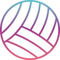 Volleyball-Vektor-Symbol vektor