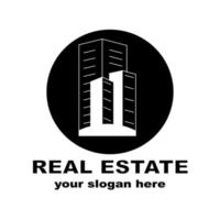 Immobilienlogo, Hauslogo, Vektorimmobilienlogo vektor