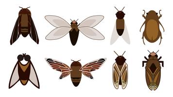 Kostenlose Insekten Icons Vektor