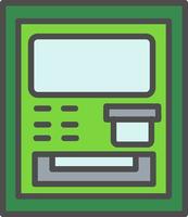 Geldautomaten-Vektorsymbol vektor